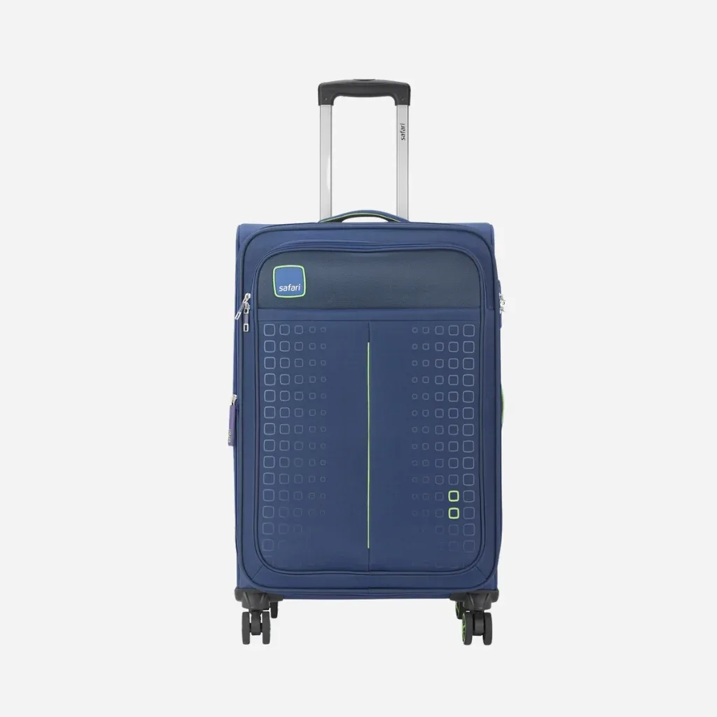 Safari Flexa Trolley Bag - Navy Blue — product view