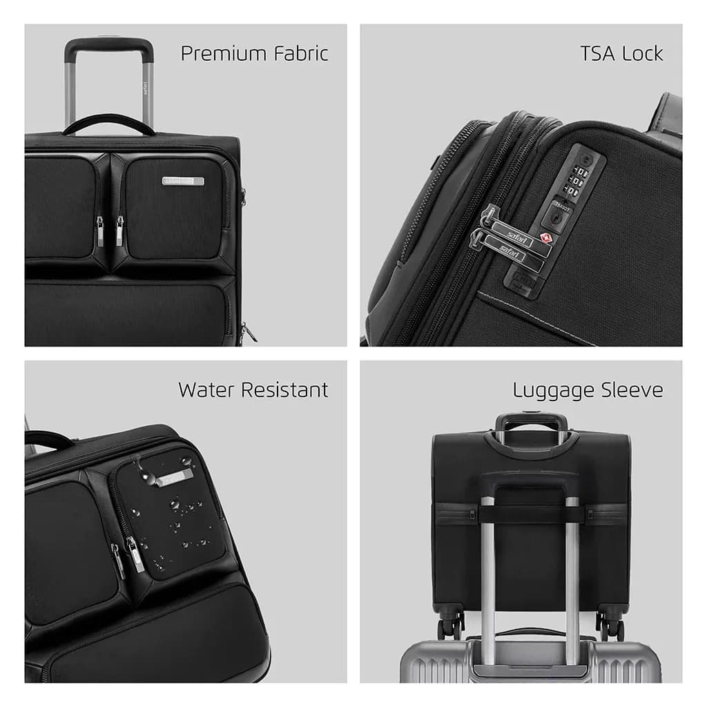 Safari Phoenix Laptop Trolley Bag - Black detail 1