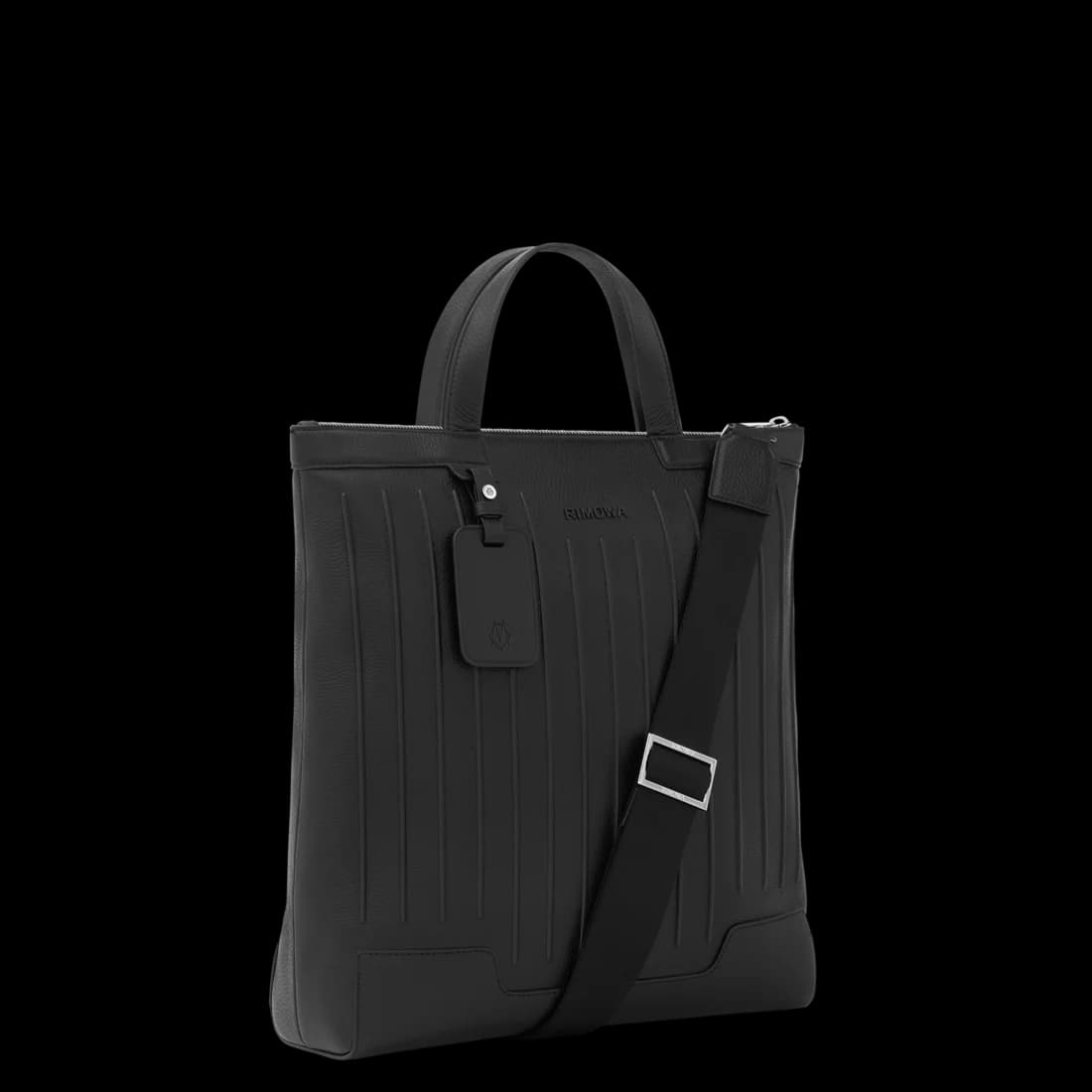 Never Still - Leather Zipped Tote view 1