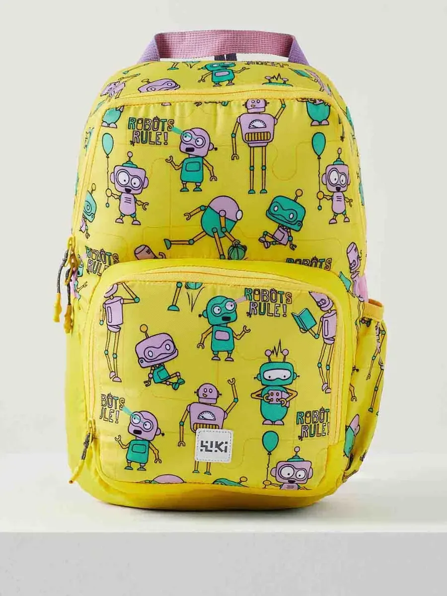 Wildcraft WIKI CHAMP 1 Robot 11L School Bag - Yellow, view 1