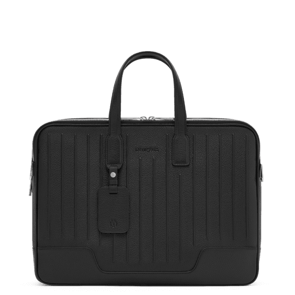 Never Still - Leather Briefcase detail 1