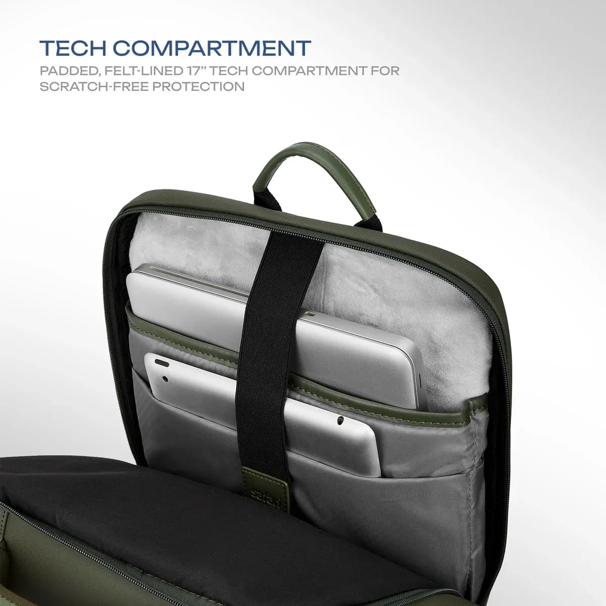 Safari Orion Formal Backpack - Olive detail 1