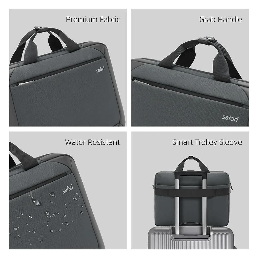 Safari Regal Messenger Bag - Black detail 1