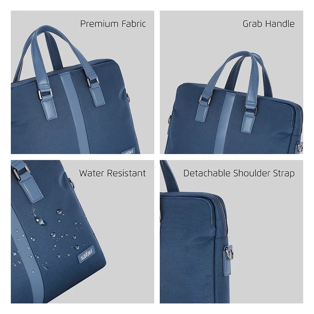 Safari Classic Messenger Bag - Blue detail 1