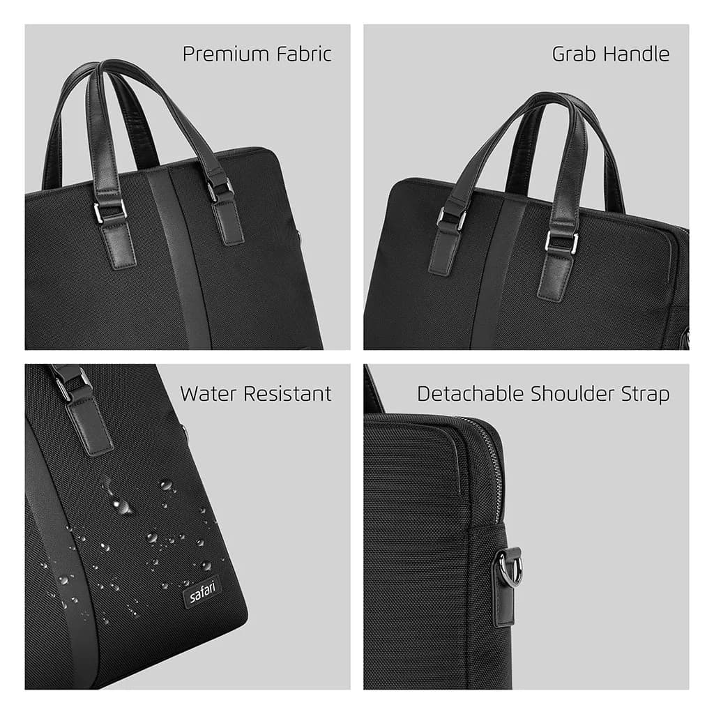 Safari Classic Messenger Bag - Black detail 1