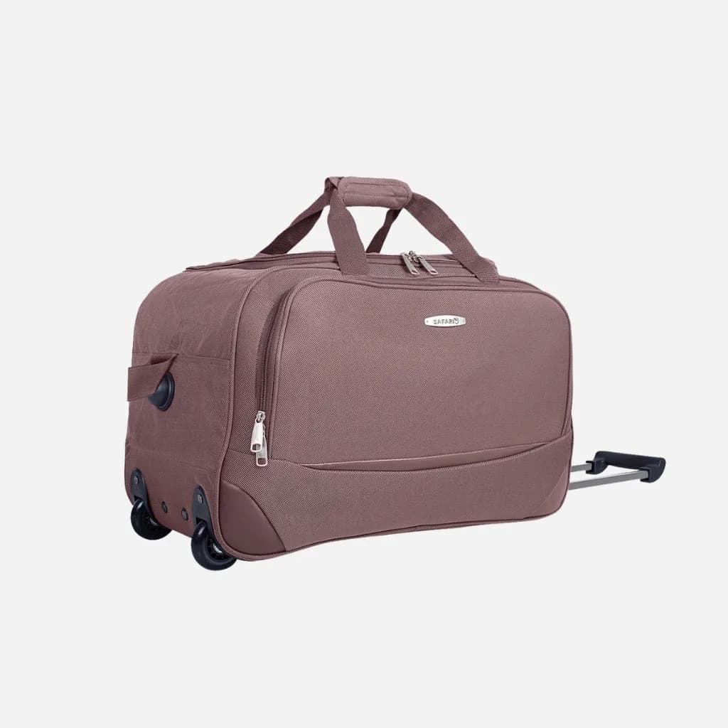 Safari Vista Superior Brown Rolling Duffle With Wheels - Brown detail 1