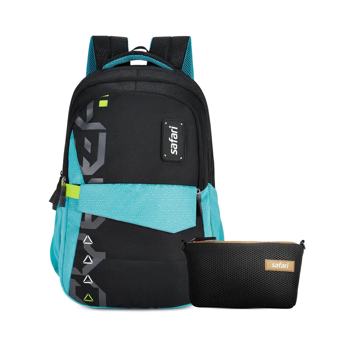 Safari Bonus 8 School Backpack - Black detail 1