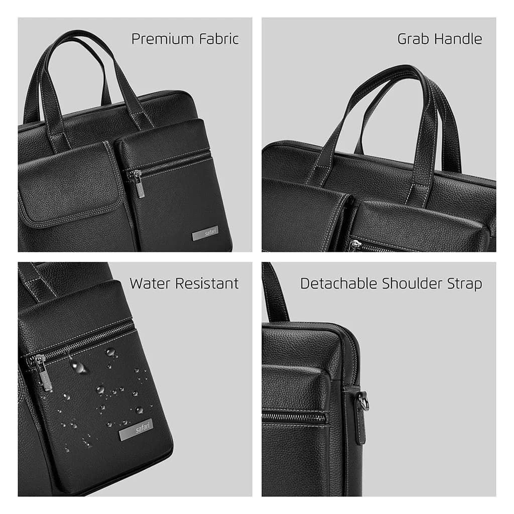 Safari Fable Messenger Bag - Black detail 1