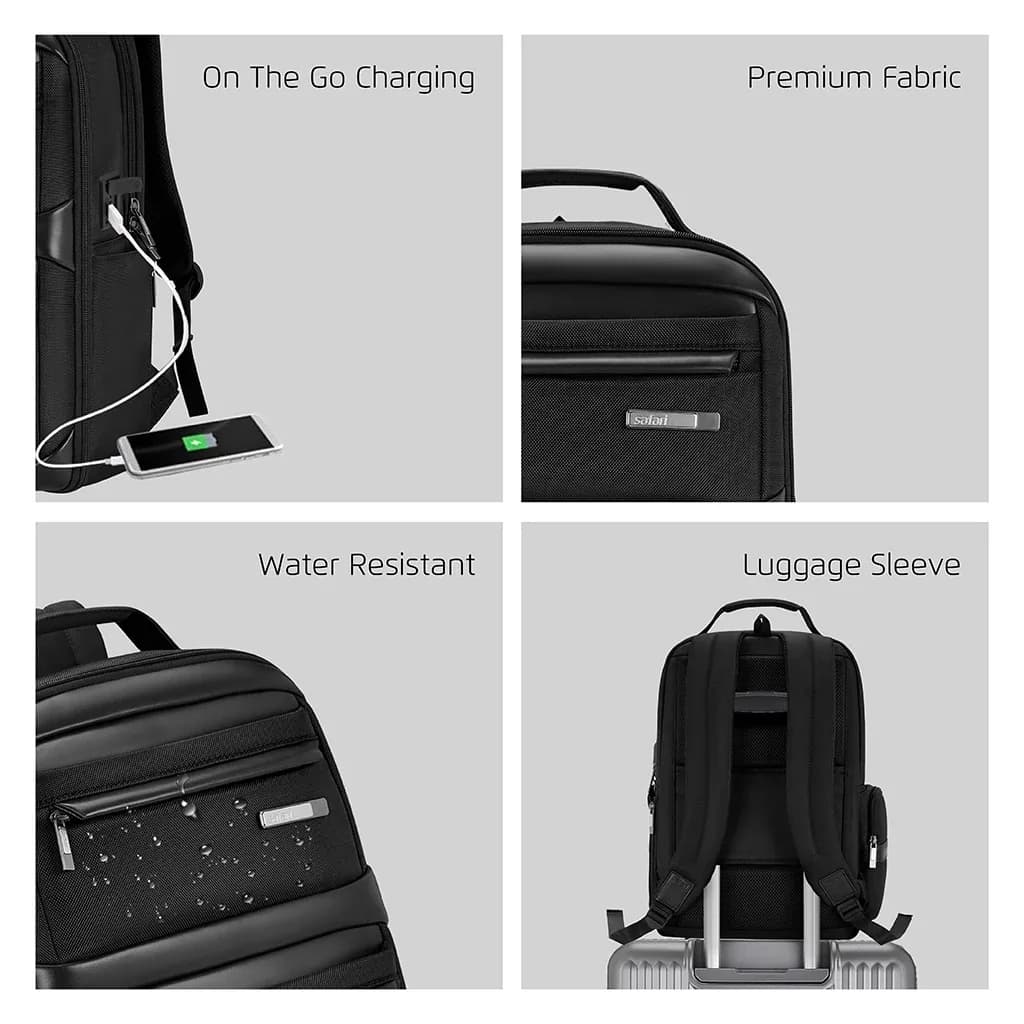 Safari Astral Formal Backpack - Black detail 1