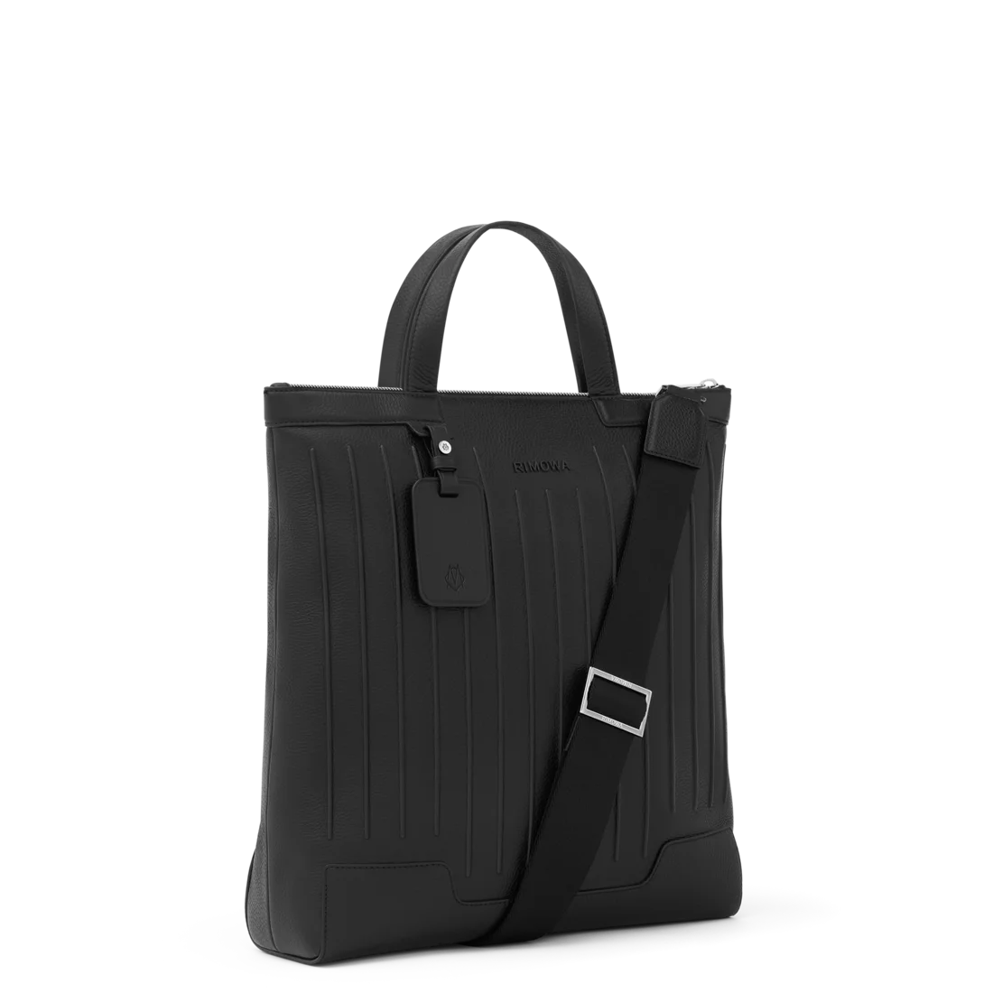 Never Still - Leather Zipped Tote, view 1